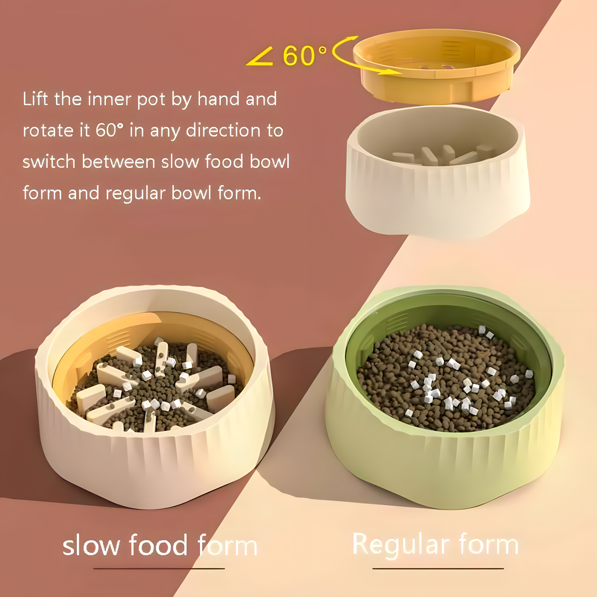 SLOW FEED NAPF - UMSTELLBARER NAPF